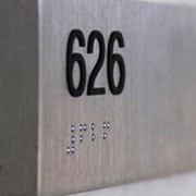 Aluminum ADA Sign 1